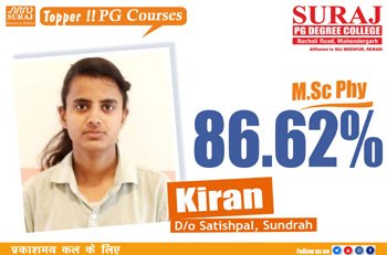 Suraj PG Degree College, Mahendergarh